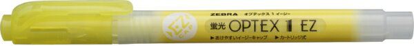 Highlighter Pens - ゼブラ｜ZEBRA 蛍光オプテックス1 EZ 蛍光ペン 黄 WKS11-Y
