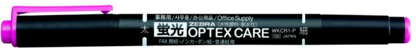 ゼブラ｜ZEBRA 蛍光オプテックス ケア 蛍光ペン ピンク WKCR1-P...