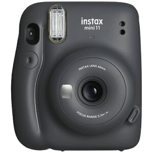 富士フイルム　FUJIFILM インスタントカメラ 『チェキ』 instax mini 11 チャコールグレイ