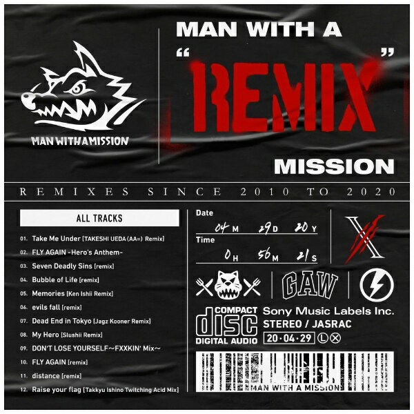 ˡߥ塼åޡƥ󥰡Sony Music Marketing MAN WITH A MISSION/ MAN WITH A REMIX MISSIONCD Բġ