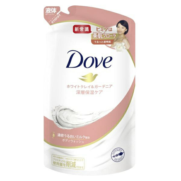 ユニリーバJCM｜Unilever Dove（ダヴ）ボディウォッシュ ホワイトクレイ＆ガーデニア つめかえ用 340g 〔ボディソープ〕 ホワイトクレイ＆ガーデニアのサムネイル