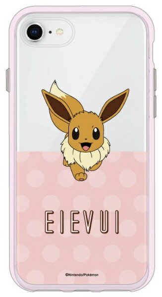 グルマンディーズ　gourmandise ポケットモンスター　IIII fit Clear　iPhone SE（第2世代）4.7インチ/8/7/6s/6対応ケース　イーブイ POKE-642B