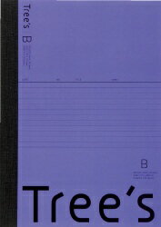 KYOKUTO｜キョクトウアソシエイツ Tree’s ノート 30枚 バイオレット UTR3BV [セミB5・B5 /6mm(B罫) /横..