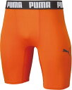 プーマ|PUMA メンズ コンプレッション ショートタイツ(Lサイズ/ゴールデンポピー) 656333