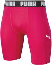 プーマ|PUMA メンズ コンプレッション ショートタイツ(Sサイズ/ラズベリー) 656333(4)