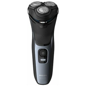 フィリップス｜PHILIPS ウェット＆ドライ電気シェーバー 3000 シリーズ［国内・海外対応］ Shaver series 3000 シルバー/ブラック S3132/51 [回転刃 /AC100V-240V]【rb_beauty_cpn】