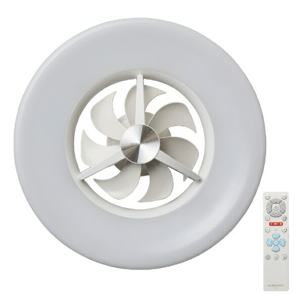 ドウシシャ｜DOSHISHA サーキュレーター機能搭載LEDシーリングライト　〜6畳　調光　DCC-06NM [リモコン付き /6畳 /昼光色]のサムネイル