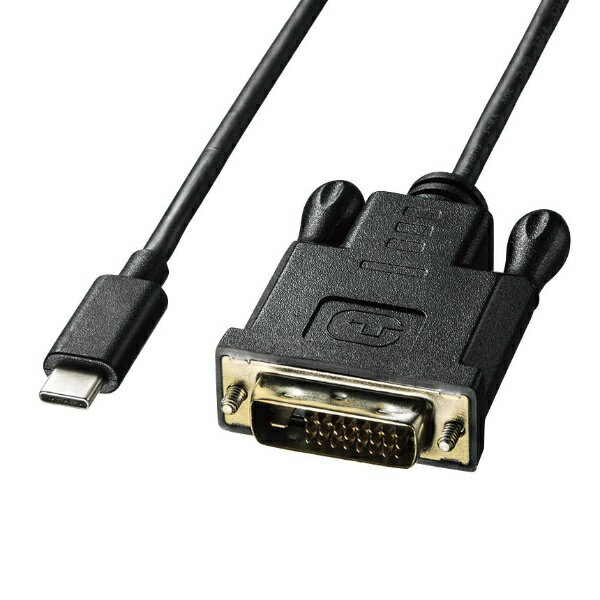 TTvCbSANWA SUPPLY USB-C  DVI P[u [f /1m] ubN KC-ALCDVA10