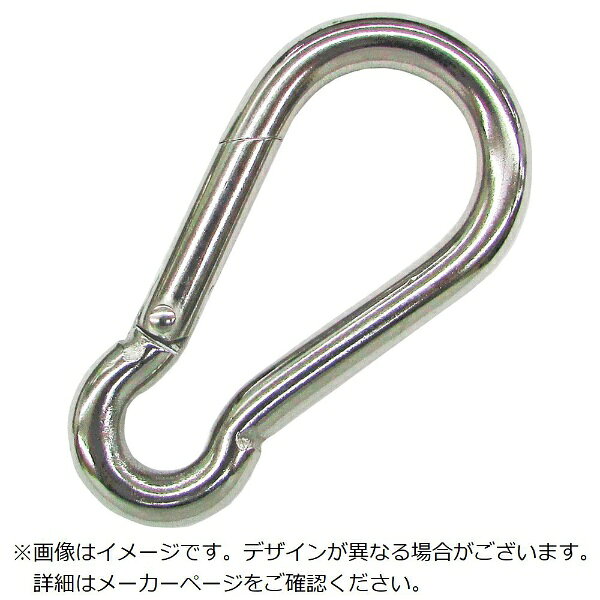 ■ラッチ部分がななめにカットされたフックです。■対象物に簡単に連結できます。■チェーン・ワイヤ・ロープなどの連結や、端末の金具のジョイントに。■D（mm）： 5■L（mm）： 53■S（mm）： 8■W（mm）： 26■d1（mm）： 5.5■使用荷重（kN）： 0.15■d2（mm）： 8■ステンレス（SUS304）