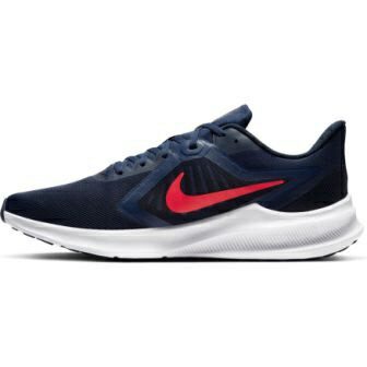 ナイキ NIKE 26.5cm メンズ ランニングシューズ ナイキ ダウンシフター 10(ミッドナイトネイビー×レーザークリムゾン×オブシディアンミスト×ホワイト) CI9981