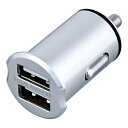 セイワ｜SEIWA CORPORATION USB2ポート DCアルミパワープラグ 計4.8A シルバー F304
