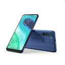 モトローラ　Motorola moto g8 ノイエブルー「PAJG0000JP」6.4型 メモリ/ストレージ：4GB/64GB nanoSIMx2 DSDV対応 ドコモ/au/ソフトバンク対応 SIMフリースマートフォン