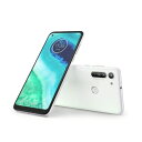 モトローラ Motorola moto g8 ホログラムホワ...