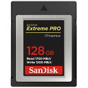 サンディスク｜SanDisk CFexpressカード Type B Extreme PRO（エクストリーム プロ） SDCFE-128G-JN4NN 128GB