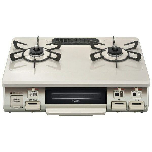 【エントリーでポイント最大3倍｜12/1迄】 リンナイ｜Rinnai ガスコンロ[左強火] ワンピーストップシリーズ クリームベージュ RT64MH7R2-CL [約60cm /プロパンガス /左強火]