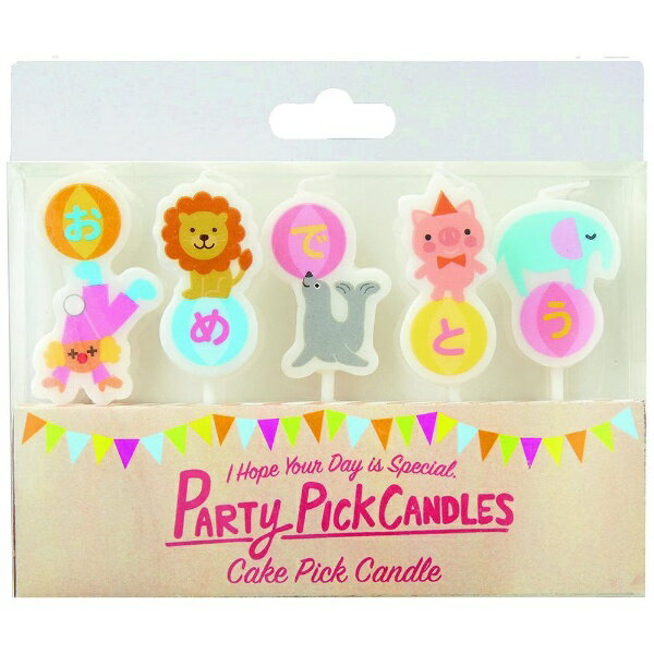 カメヤマ｜Kameyama BA306002010パーティーピックキャンドル サーカス 3208