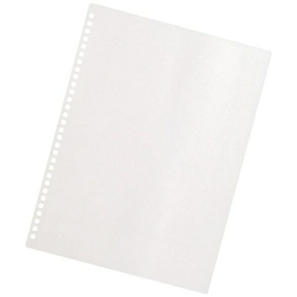 リヒトラブ｜LIHIT LAB. スライドリングヒヨウシ A4 クリスタル F3127シロのサムネイル