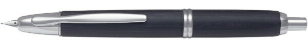 PILOT - PILOT｜パイロット キャップレス　木軸 万年筆 ノック式 ブラック FC-25SK-BEF [極細字（EF）]