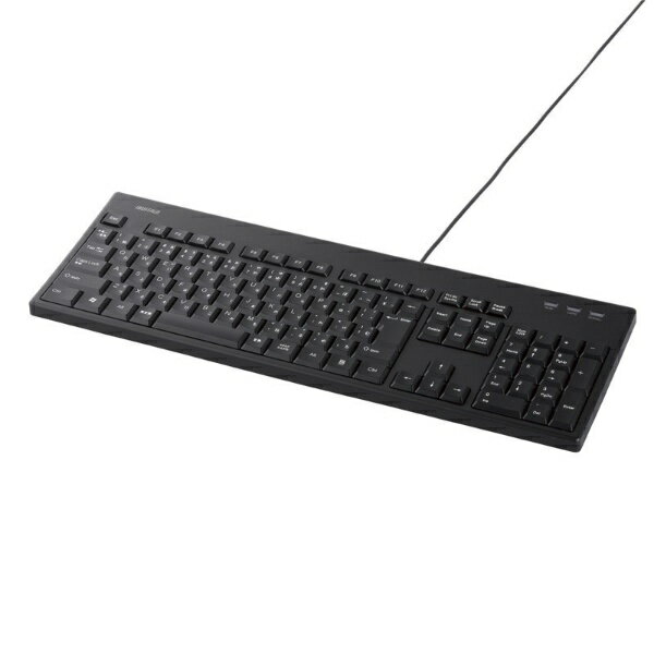 BUFFALO｜버팔로 키보드 SIAA 항균 Windows11 대응 블랙 BSKBU528BK [유선 /USB][rb_ keyboard_cpn]
