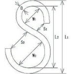水本機械製作所｜MIZUMOTO MACHINE 水本　ステンレス　Sカン　全長44mm S-4