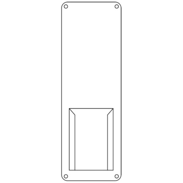 日本緑十字｜JAPAN GREEN CROSS 緑十字　責任者氏名標識　白無地タイプ　300×100mm　スチール製　差込式 045010