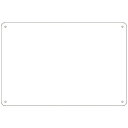 日本緑十字|JAPAN GREEN CROSS 緑十字 スチール無地板 白 300×200×0.8mm 平板 058251
