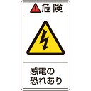 日本緑十字｜JAPAN GREEN CROSS 緑十字　PL警告ステッカー　危険・感電の恐れあり　100×55mm　10枚組 201205