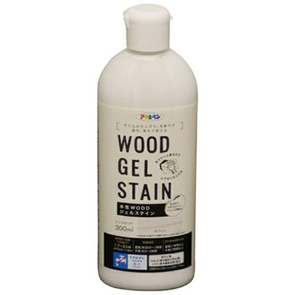 アサヒペン｜Asahipen アサヒペン 水性WOODジェルステイン 300ML ホワイト
