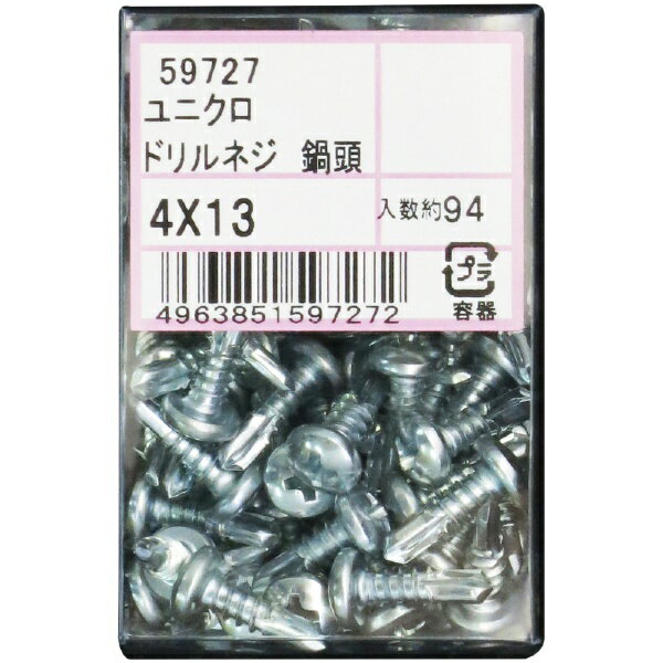 ユタカ産業｜YUTAKA ユタカ産業 ユニクロ ドリルネジ ナベ頭 ユタカ産業 59727