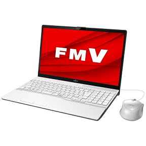 富士通｜FUJITSU ノートパソコン LIFEBOOKAH42/E1 プレミアムホワイト FMVA42E1W1 [15.6型 /Windows10 Home /AMD Athlon /Office HomeandBusiness /メモリ：4GB /SSD：256GB /2020年5月モデル][15.6インチ office付き 新品 windows10]