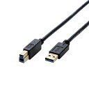 エレコム｜ELECOM USB3.0ケーブル A-Bタイプ AV売場用 0.5m ブラック DH-AB3N05BK