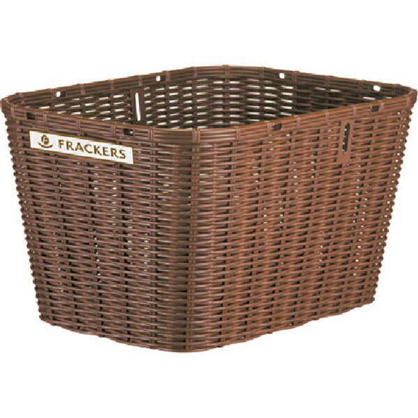 丸石サイクル｜Maruishi Cycle 前後共用 超大型籐風樹脂カゴ(前後42×幅32×高さ24cm/ブラウン) MV-RB002C
