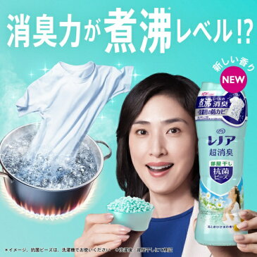 P&G ピーアンドジー レノア 本格消臭+ 抗菌ビーズ 部屋干しDX グリーンフレッシュハーブ 詰め替え 特大 760mL
