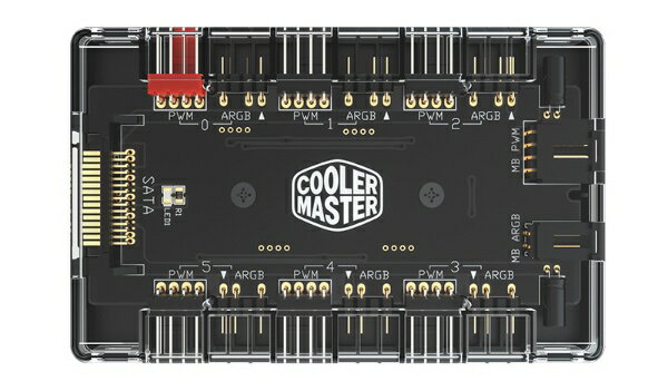 クーラーマスター｜COOLER MASTER ファン増設用ハブ MasterFan ARGB AND PWM HUB MFX-ZHHN-1NNN6-R1