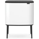 ブラバンシア｜Brabantia Boタッチビン 3×11L ホワイト 313523 