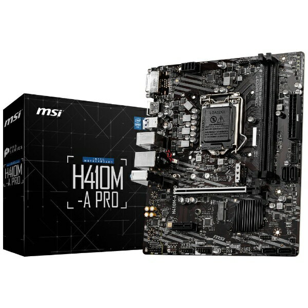 MSI@GGXAC }U[{[h H410M-A PRO [MicroATX  LGA1200]