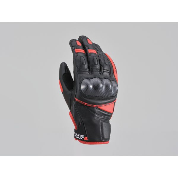 デイトナ｜DAYTONA HenlyBegins HBG-036 スポーツショートグローブ L ブラック/レッド 15823