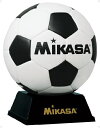 ミカサ｜Mikasa 記念品用マスコットサッカーボール 直径約16.5cm ホワイト ブラック PKC2 WBK