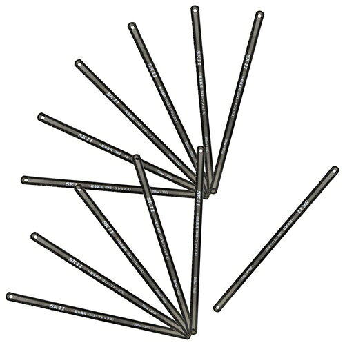 鉄やアルミなどの切断に最適です。弦鋸用の替刃、一般金属用です。3〜20mmまでの厚みの材料の切断に適しています。仕様●適合サイズ： 250mm。●刃数： 32山。材質●SK-3。注意事項