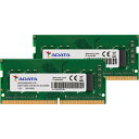 ADATA｜エイデータ 増設メモリ ノートPC用 AD4S266638G19-D SO-DIMM DDR4 /8GB /2枚