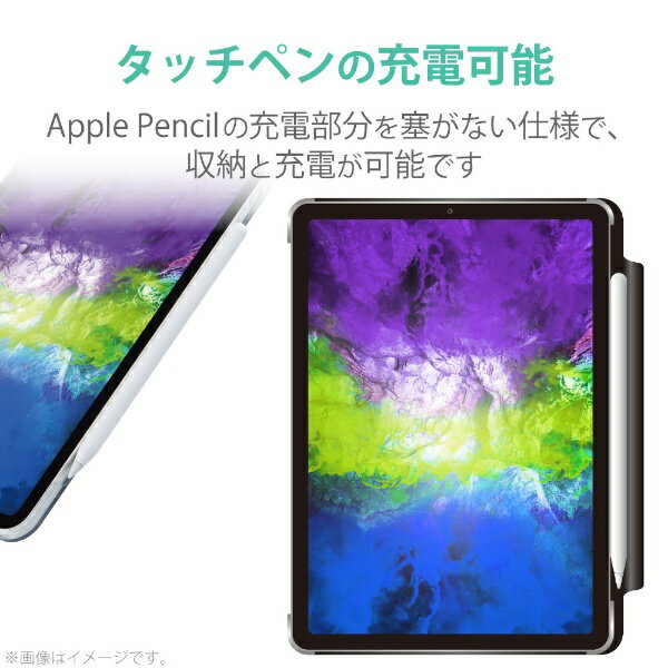 エレコム　ELECOM 11インチ iPad Pro（第2世代）用 リムーバブルケース 着脱式フラップタイプ ネイビー TB-A20PMRFNV