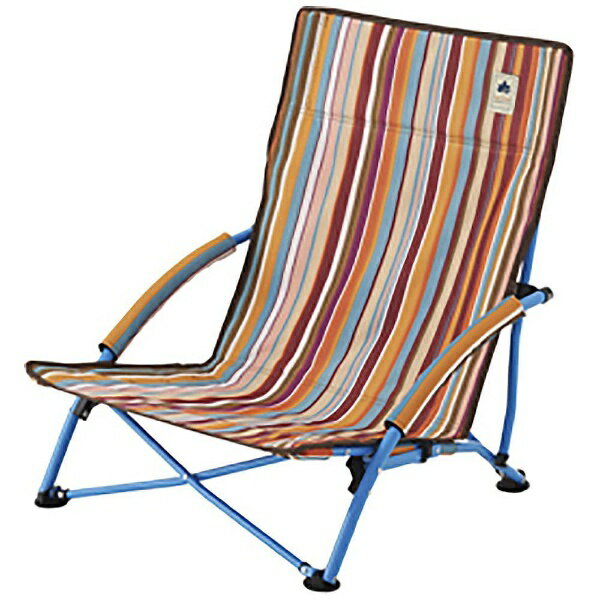 ロゴス LOGOS ストライプ あぐらチェア-AH(オレンジ) 73173027通販格安セール情報 楽天 通販