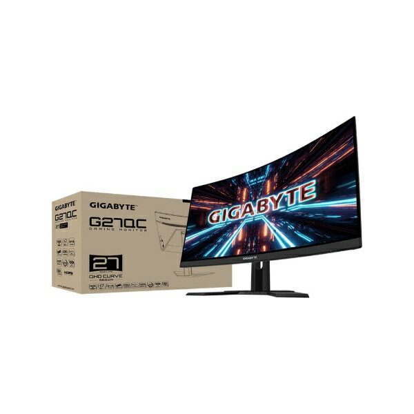 GIGABYTE｜ギガバイト ゲーミングモニター G27QC [27型 /WQHD(2560×1440） /ワイド /曲面型]