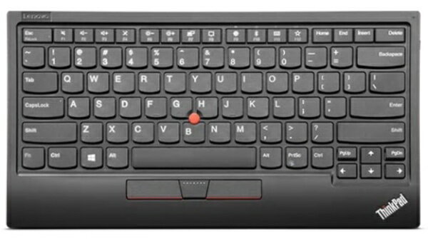 【エントリーで2倍pt(5/20まで)】 レノボジャパン｜Lenovo キーボード ThinkPad トラックポイント キーボード II(英語配列) ブラック 4Y40X49493 Bluetooth USB /ワイヤレス 【rb_ keyboard_cpn】