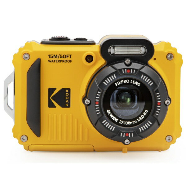 コダック｜Kodak コンパクトデジタルカメラ【防水＋防塵＋耐衝撃】　スポーツカメラ PIXPRO イエロー WPZ2 [防水+防塵+耐衝撃]