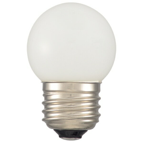 オーム電機｜OHM ELECTRIC LEDミニボール球装飾用 E26/78lm/電球色 LDG1L-H13 