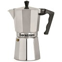 Barazzoni｜バラゾーニ 直火用 エスプレッソコーヒーメーカー9カップ LA CAFFETTIERA ALLUMINIO E COLORATA シルバー 830005509