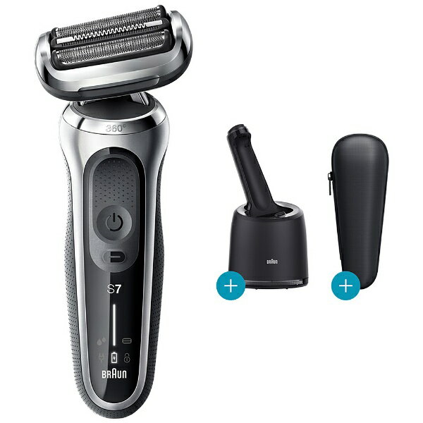 ブラウン｜BRAUN メンズシェーバー[国内・海外対応] 密着シリーズ7 マットシルバー 70-S7001CC [3枚刃 /AC100V-240V]のサムネイル
