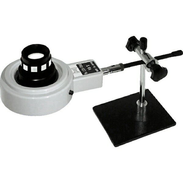 京葉光器｜Keiyo Magnifier リーフ　LED照明拡大鏡　18x LEDS-180AS