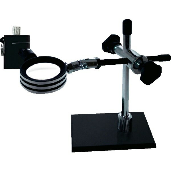 京葉光器|Keiyo Magnifier リーフ LEDライト付スタンドルーペ 6x STA-06S/LED